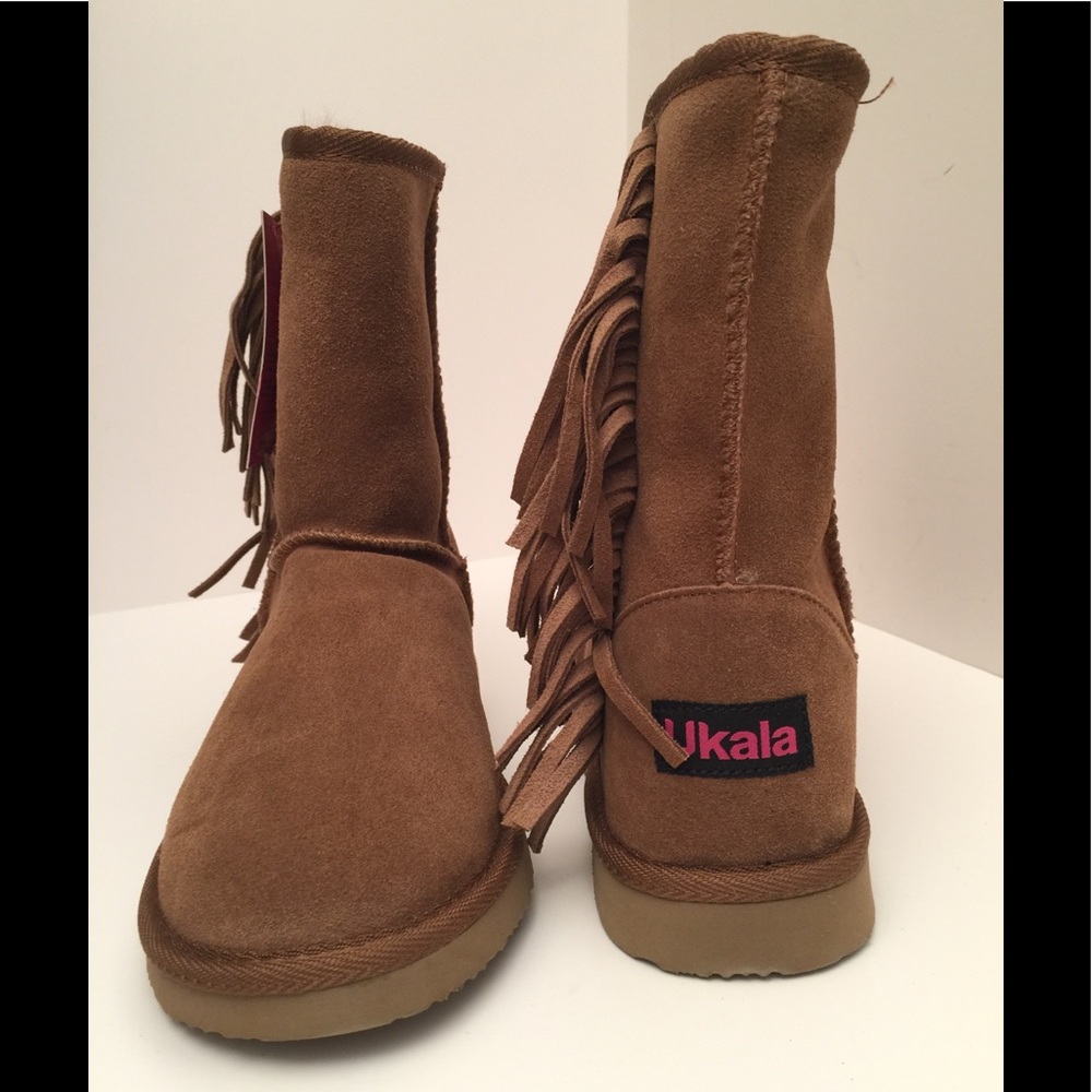 Ukala Chestnut Suede Boots